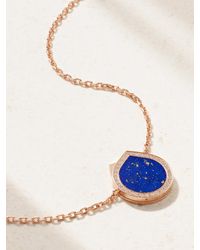 Repossi - Antifer Kette Aus 18 Karat Roségold Mit Lapislazuli Und Diamanten - Lyst