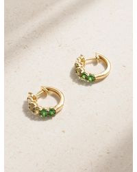 Roxanne First - 14-Karat Sapphire Hoop Earrings - Lyst