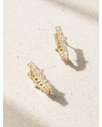 Ileana Makri - Rivulet 18-Karat Diamond Hoop Earrings - Lyst