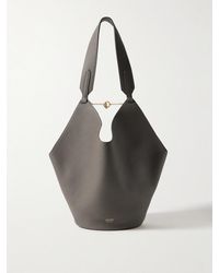 KHAITE - Lotus Kleine Tote Aus Strukturiertem Leder - Lyst
