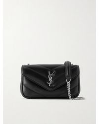 Saint Laurent - Loulou Mini Matelassé Leather Shoulder Bag - Lyst