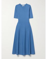Gabriela Hearst - Seymore Wool And Cashmere-Blend Midi Dress - Lyst