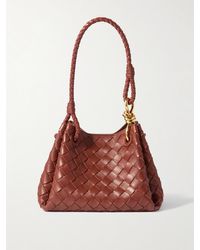 Bottega Veneta - Parachute Kleine Schultertasche Aus Intrecciato-Leder - Lyst
