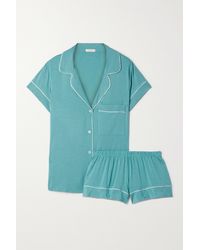 Sparen Sie 22% Eberjey Gisele Pyjama Aus Stretch-TM-modal in Lila Damen Bekleidung Nachtwäsche Schlafanzüge 