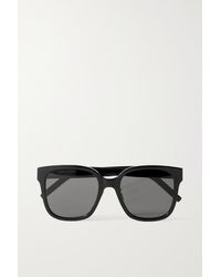 Saint Laurent - Ysl Oversized D-frame Acetate Sunglasses - Lyst