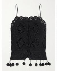 Isabel Marant - Nelssy Crocheted Cotton-Blend Tank - Lyst