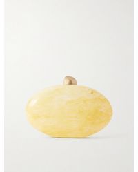 Cult Gaia - Eviana Marble-Effect Clutch - Lyst