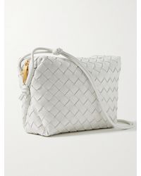 Bottega Veneta - Loop Small Intrecciato Leather Shoulder Bag - Lyst