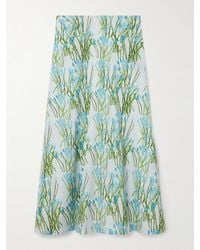 BERNADETTE - Leanne Floral-Print Woven Maxi Skirt - Lyst