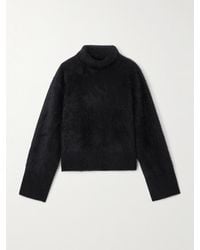 Lisa Yang - Floren Brushed-Cashmere Turtleneck Sweater - Lyst