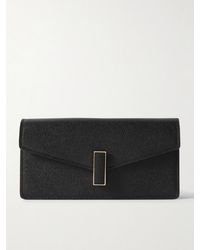 Valextra - Iside Clutch Aus Strukturiertem Leder - Lyst