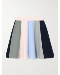 JW Anderson - Scarf Minirock Aus Einer Baumwoll-Kaschmirmischung - Lyst