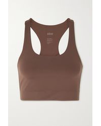 GIRLFRIEND COLLECTIVE + Net Sustain Paloma Stretch Recycled Sports Bra - Brown