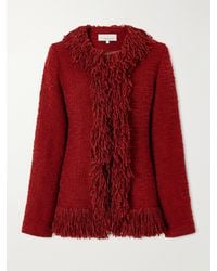 LIBEROWE - Fringed Wool-Blend Tweed Jacket - Lyst
