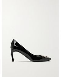 Roger Vivier - Belle Vivier Trompette 70 Patent-Leather Pumps - Lyst