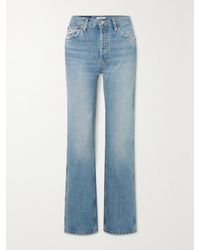 RE/DONE - 90S Loose High-Rise Straight-Leg Jeans - Lyst