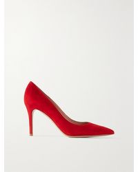 Gianvito Rossi - Gianvito 85 Suede Pumps - Lyst