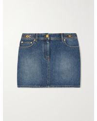 Versace - Denim Skirts - Lyst