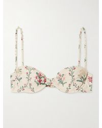 Agua Bendita - Magdalena Floral Underwire Bikini Top - Lyst