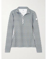 Fusalp - Orion Printed Ponte Half-Zip Top - Lyst