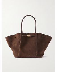 DeMellier London - Net Sustain New York Large Suede Tote - Lyst