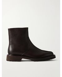 LEGRES - 61 Washed Leather Ankle Boots - Lyst