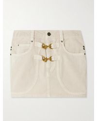 Isabel Marant - Paulina Embellished Denim Mini Skirt - Lyst