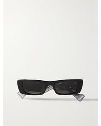 Gucci - Rectangular-Frame Acetate Sunglasses - Lyst