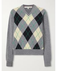 RÙADH - The Academy Checked Cashmere Sweater - Lyst