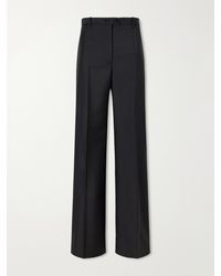 Jil Sander - Wool And Mohair-Blend Canvas Wide-Leg Pants - Lyst