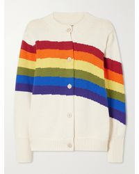 Alix Of Bohemia - Sammi Prism Intarsia-Knit Organic Cotton Cardigan - Lyst