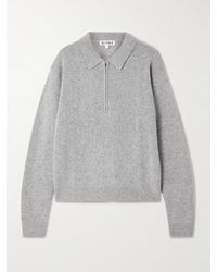 ÉTERNE - Blaise Cashmere Half-Zip Sweater - Lyst