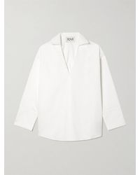 TOVE - Luisa Cotton-Blend Poplin Shirt - Lyst