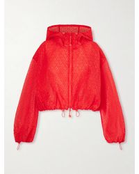 Cecilie Bahnsen - Hooded Embroidered Tulle Jacket - Lyst
