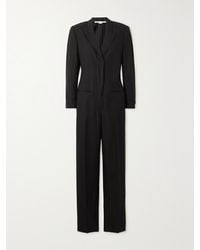 Stella McCartney - Jumpsuit Aus Webstoff Mit Falten - Lyst