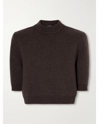 Willy Chavarria - Chavela Cropped Wool Sweater - Lyst