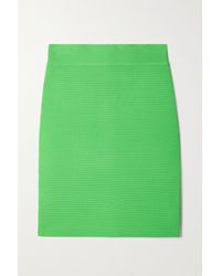 Hervé Léger Bandage Mini Skirt - Green