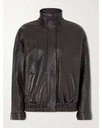 Acne Studios - Textured-Leather Jacket - Lyst