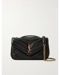 Saint Laurent - Loulou Small Matelassé Leather Shoulder Bag - Lyst