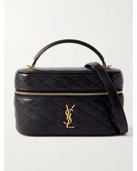 Saint Laurent - Gaby Vanity Mini Quilted Leather Shoulder Bag - Lyst