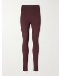 FALKE - Thermozone Ribbed Jersey Leggings - Lyst