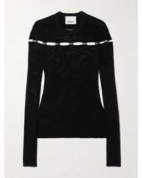 Isabel Marant - Elsie Embellished Knitted Sweater - Lyst