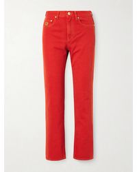 Blazé Milano - Clapotis Paso Cropped High-Rise Straight-Leg Jeans - Lyst