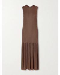 Veronica de Piante - Gabby Ribbed Maxi Dress - Lyst