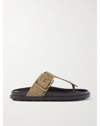 Tod's - Suede Sandals - Lyst