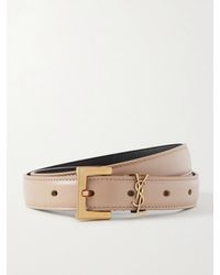 Saint Laurent - Monogramme Gürtel Aus Leder - Lyst