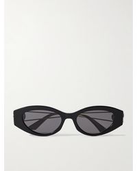 Dior - 30Montaigne B6I Sonnenbrille Mit Cat-Eye-Rahmen Aus Azetat Mit- Und Silberfarbenen Details - Lyst