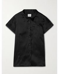 KHAITE - Keefe Silk-Organza Shirt - Lyst