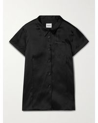 KHAITE - Keefe Silk-Organza Shirt - Lyst