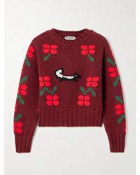 Bode - Intarsia-Knit Wool Sweater - Lyst